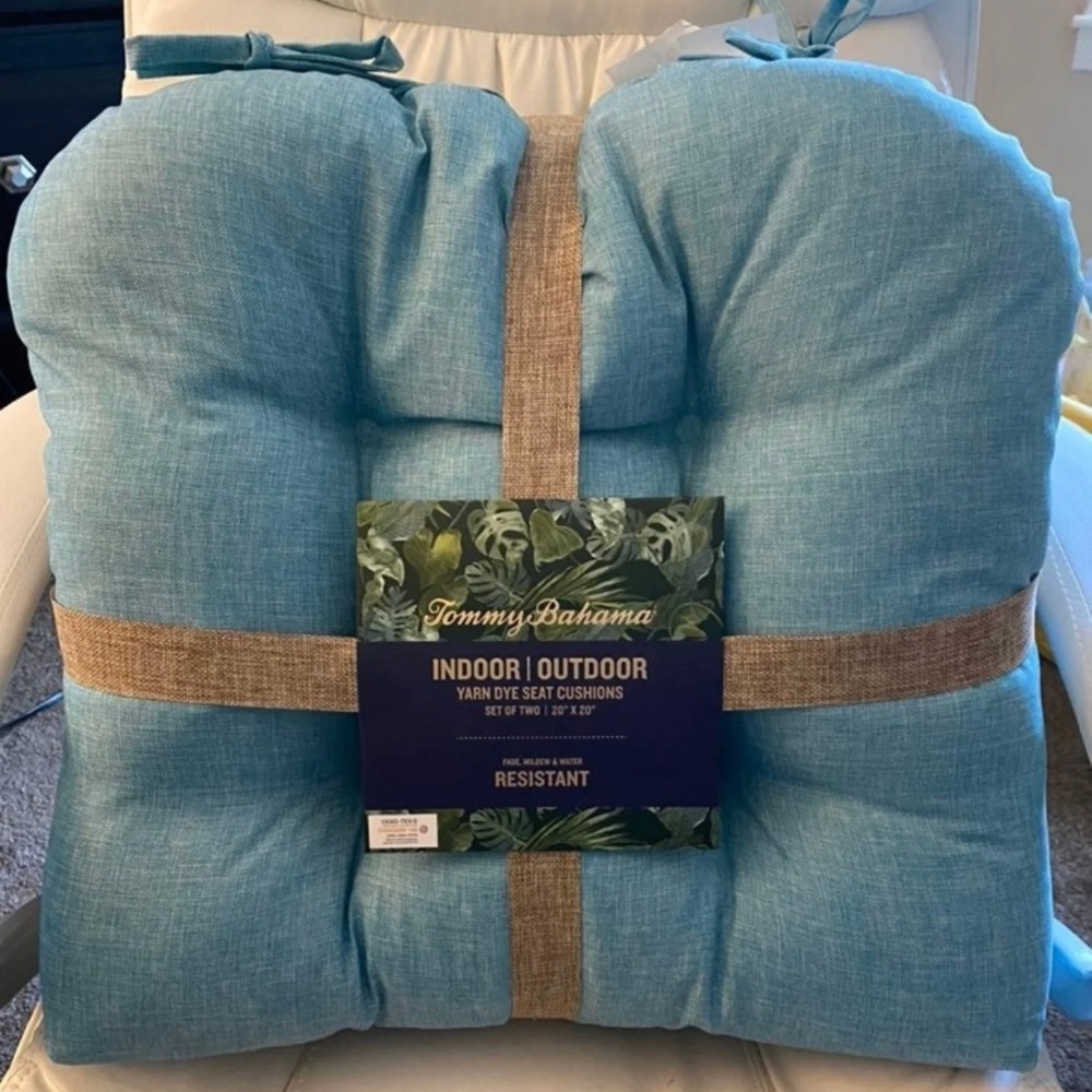 New Marine Blue Tommy Bahama cushions